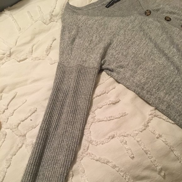 Gray Cardigan (super soft!!) - Picture 3 of 5